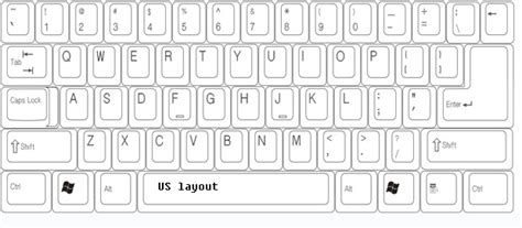 Laptop Keyboard Diagram