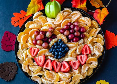 Pumpkin Fruit Tray: A Festive Halloween Platter | Keeping the Peas