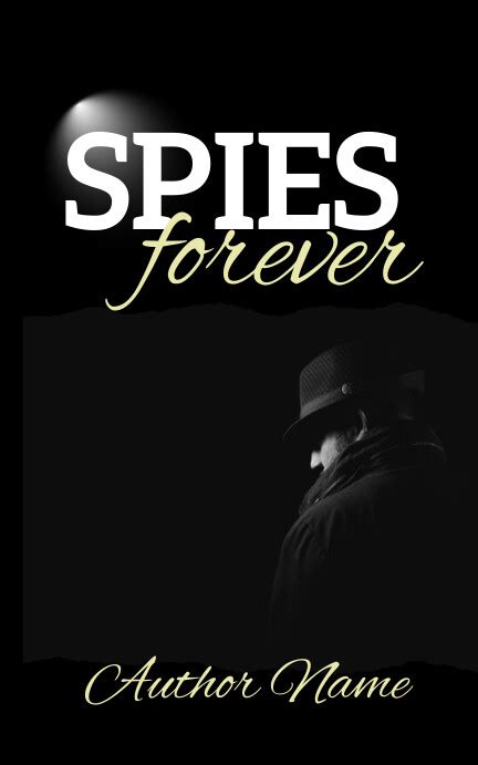 spy novel book cover Template | PosterMyWall