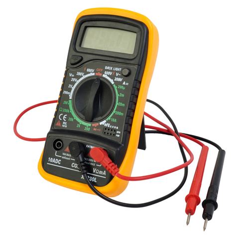 Digital Voltmeter Ammeter Ohmmeter Multimeter Volt AC DC Tester Meter ABS+PVC | eBay