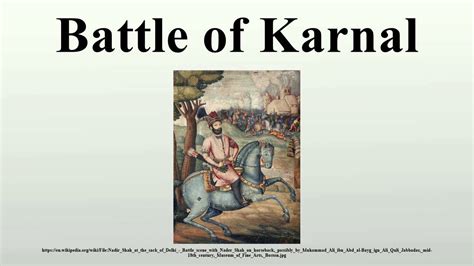 Battle of Karnal - YouTube