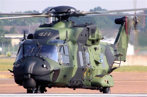 Green and black camouflage helicopter, helicopters, NHIndustries NH90 ...