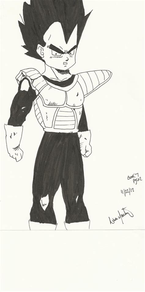 Vegeta Manga Style by Lyssana11 on deviantART