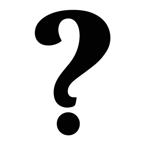 Question Mark Icon Png Clipart Alphabet Black And White