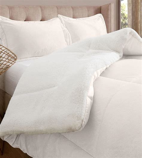 Amazon.com: Elegant Comfort Super Soft Sherpa Comforter 3-Piece Set Premium Quality, Heavy ...