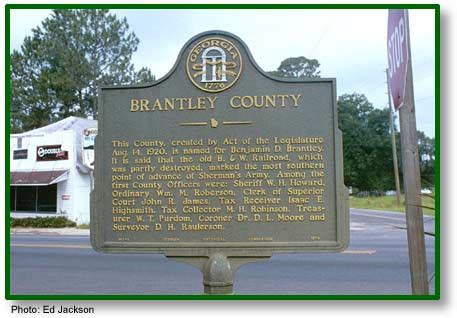 Brantley County - Georgia Historical Society