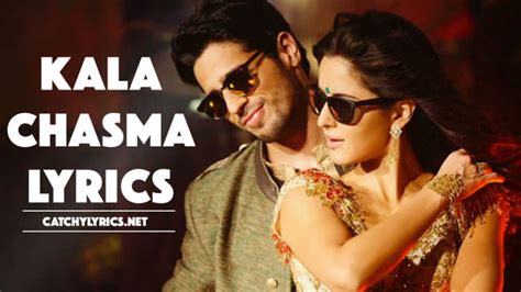 Kala Chashma Lyrics - Baar Baar Dekho - Badshah & Neha Kakkar - Catchy Lyrics