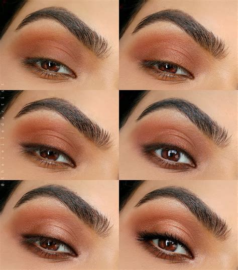 Easy First Date/Date Night Makeup Tutorial - Only 6 steps - Bronzey Rose Gold Smokey Eyes - The ...