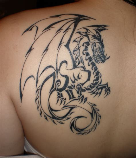 Tribal Dragon Tattoo3D Tattoos