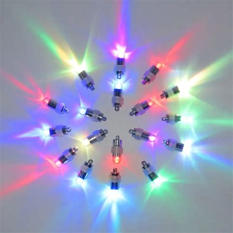 10Pieces/ Lot Multi color Coin Battery Operated Frozen Party Decoration Micro Mini Led Balloon ...