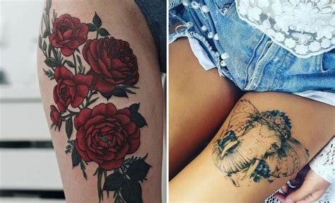 Thigh Tattoo Ideas For Females - Design Talk