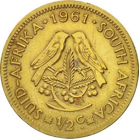 Half Cent 1961, Coin from South Africa - Online Coin Club