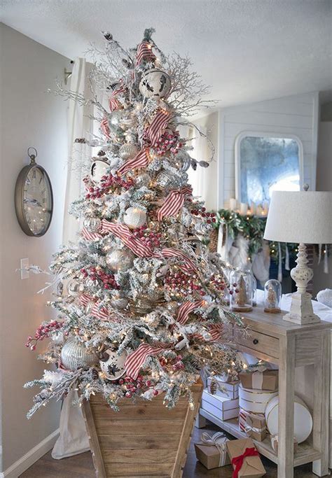 silver and pink tree christmas white - ihwanburhan.com