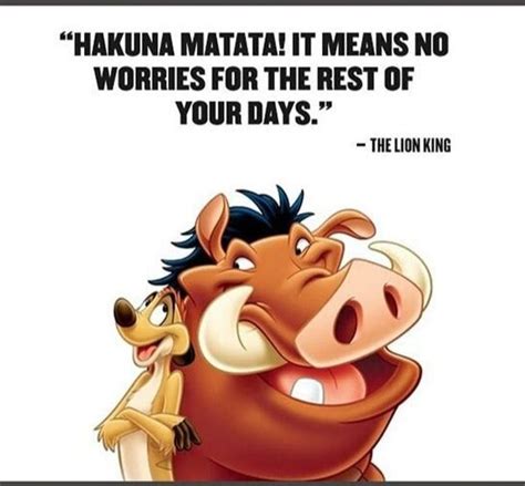 Timon and Pumba say it best!! | Uplifting quotes, Disney quotes ...