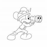 Mickey Mouse See Coloring Pages For Kids  Download sketch template