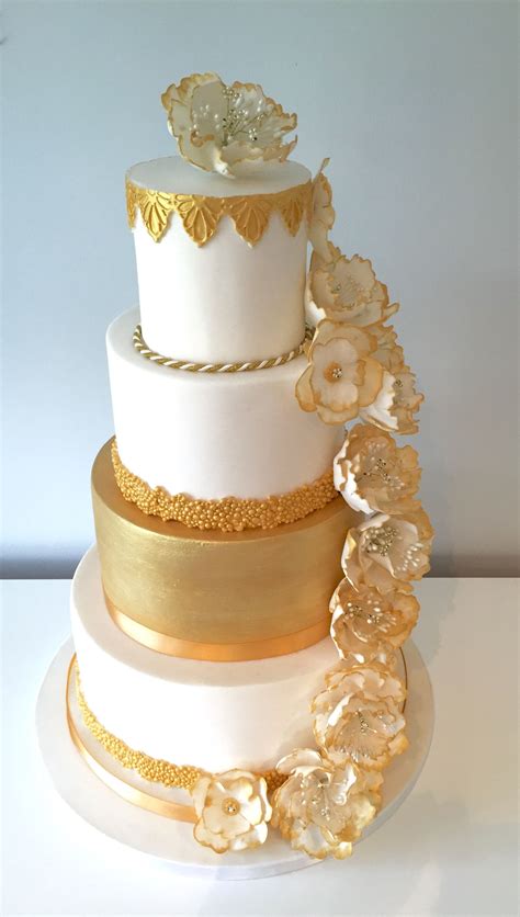 Wedding Cakes With Gold Trim – PINMOMSTUFF