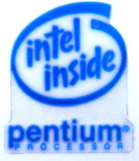 Amazon.com: Original Intel Pentium Inside Sticker 18 x 21mm Blue [365] : Electronics