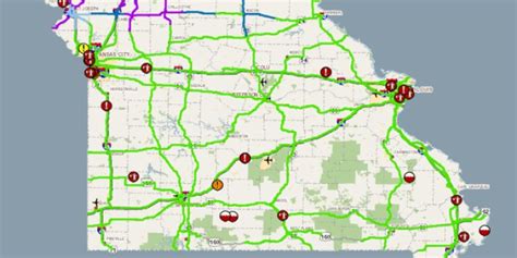 Modot Road Conditions Map - Vicky Jermaine