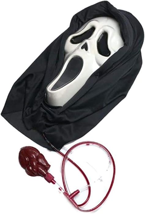 Bleeding Ghost Face Ghostface Reaper Mask Adult Costume Accessory Halloween : Amazon.ca ...