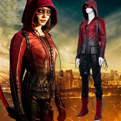 Quality Green Arrow Costume Scud Thea Quinn Cosplay for Women | Green ...