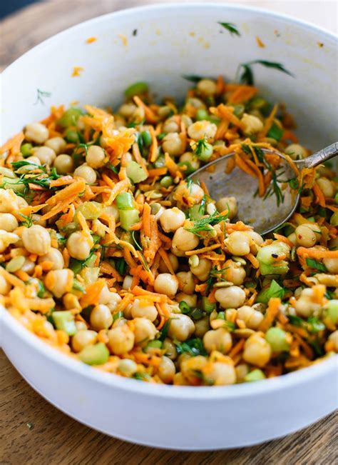 Chickpea Salad with Carrots and Dill - Cookie and Kate