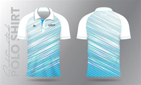 Premium Vector | Sublimation polo shirt mockup template design