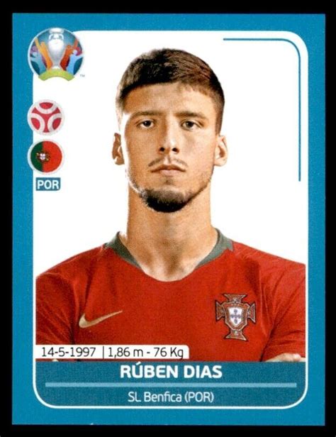 Panini UEFA Euro 2020 Preview - Ruben Dias Portugal No. POR15 • $1.39 | Euro, Portugal, Panini