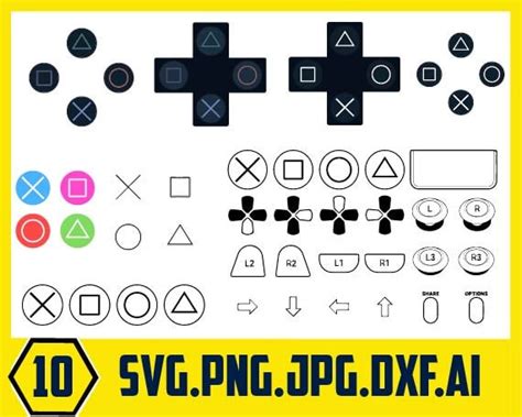 Playstation Controller Button Icons