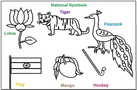 National Symbols Drawing For Kids