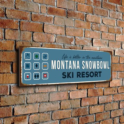 Montana Snowbowl | Ski Resort Decor | Montana Snowbowl Gift