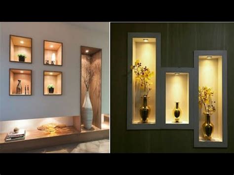 Top 100 modern wall niches - home wall decorating ideas 2023 - YouTube