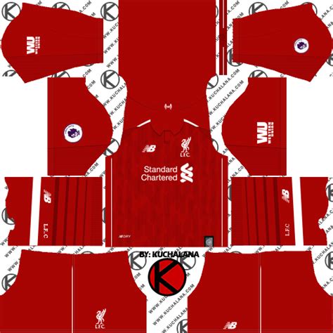 Liverpool FC 2018/19 Kit - Dream League Soccer Kits - Kuchalana