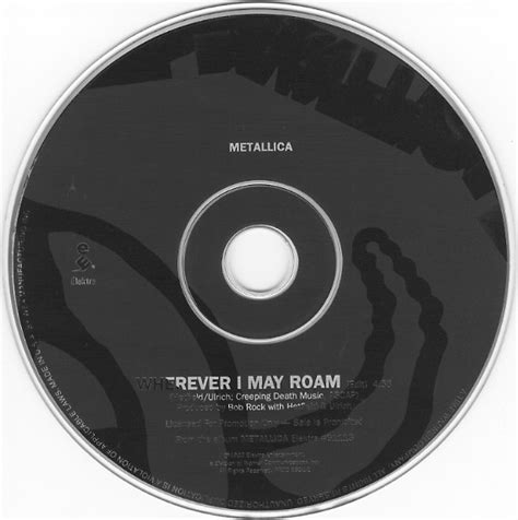 Metallica - Wherever I May Roam (1992, CD) | Discogs