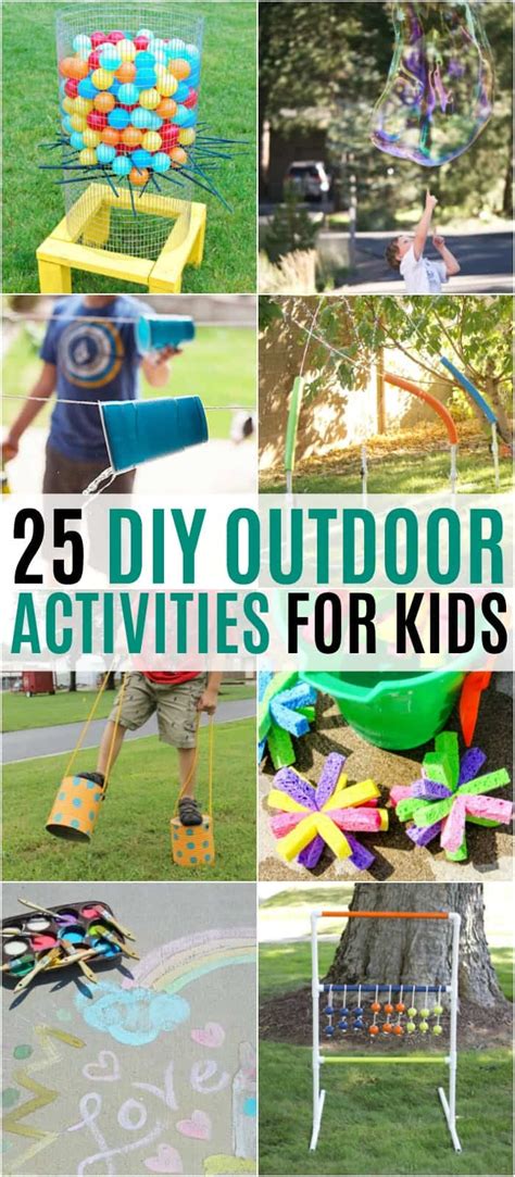 25 DIY Outdoor Activities for Kids ⋆ Real Housemoms