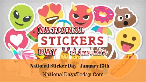 National Sticker Day 2023 - Things Everyone Should Know