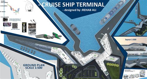 cruise ship terminal on Behance