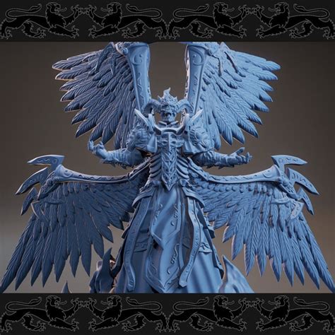 28mm Thanatos God of Death Dnd Miniatures Dungeons & Dragons Miniatures Pathfinder Miniatures ...