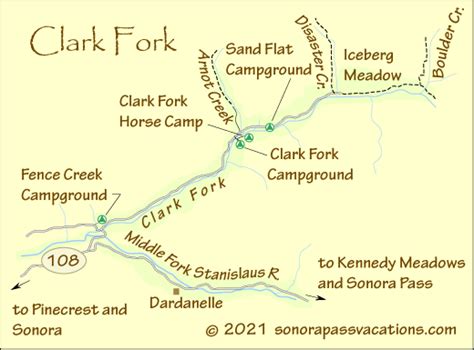 Clark Fork River Map - Map Pasco County