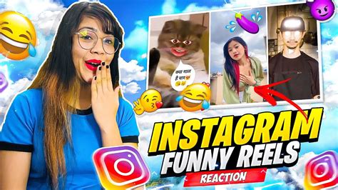 Instagram Funny Reels Reaction 😜👅|| - YouTube