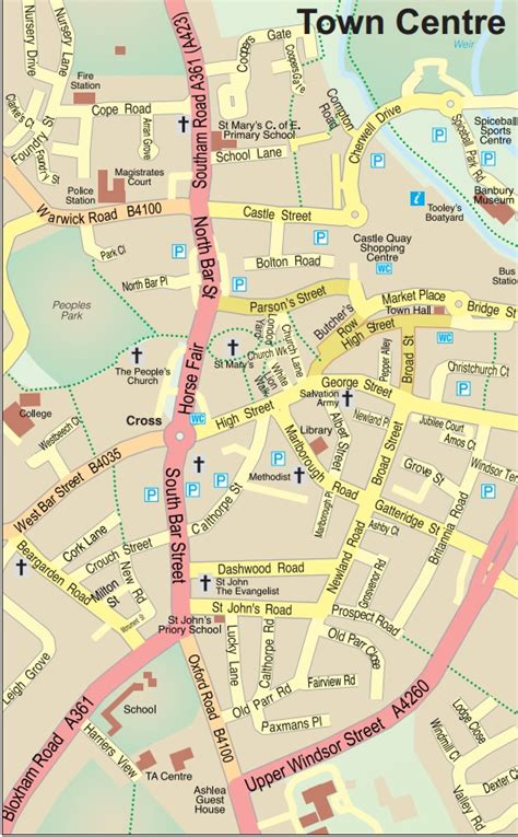 Map of Banbury - Banbury Town Council