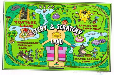 AWM Destinations: Itchy & Scratchy Land | American Writers Museum