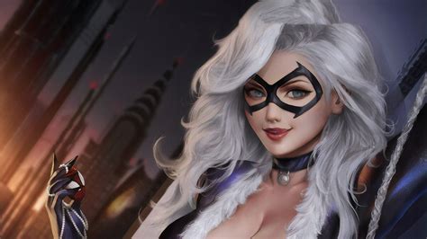 Black Cat Art Wallpaper,HD Superheroes Wallpapers,4k Wallpapers,Images,Backgrounds,Photos and ...