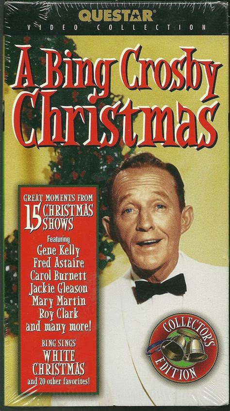 A BING CROSBY CHRISTMAS (VHS) - Great Moments from 15 Christmas shows - Xmas - Factory Sealed