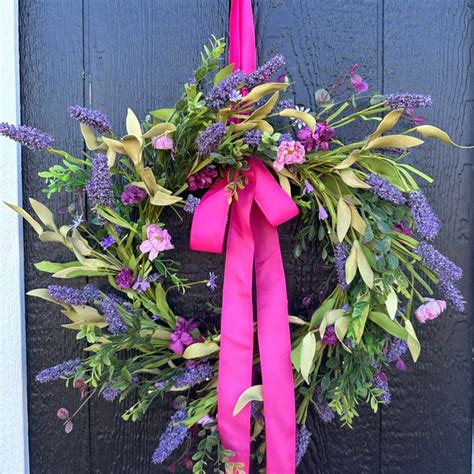 Lavender Wreath - Etsy