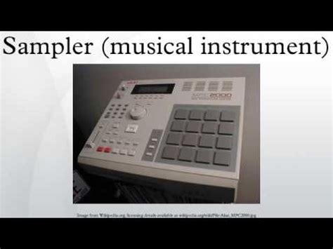 Sampler (musical instrument) - YouTube