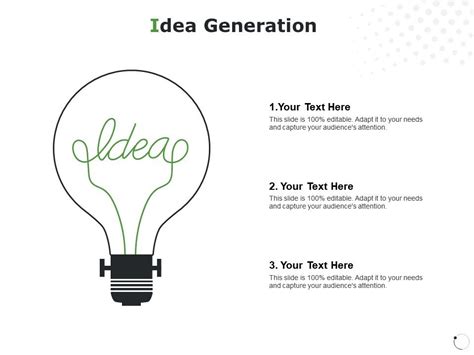 Idea Generation Technology Planning C191 Ppt Powerpoint Presentation Gallery Visual Aids ...