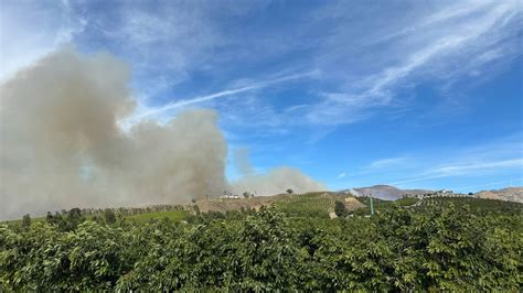 Fire crews making progress on wind fueled South Fire in Ventura County ...