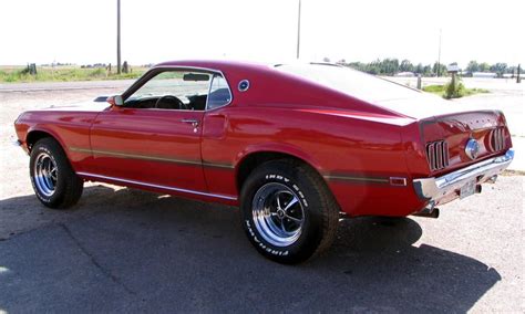 '69 1969 Mustang Mach 1, Red Mustang, Ford Mustang Fastback, Dream Cars ...