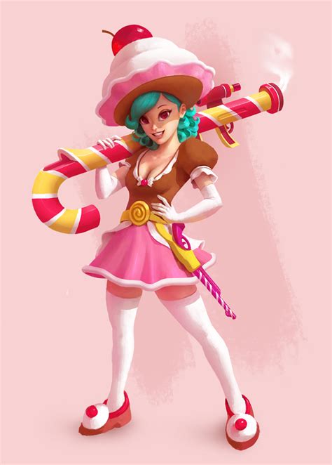 Candy Girl on Behance | Candy girl, Girls characters, Character design ...