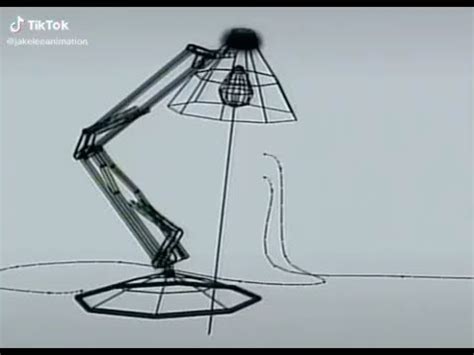 Luxo jr animation test - YouTube